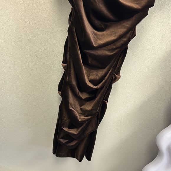 Layne velvet ruched dress - Picture 8 of 12